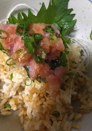 簡単　ねぎトロ丼-レシピのメイン写真