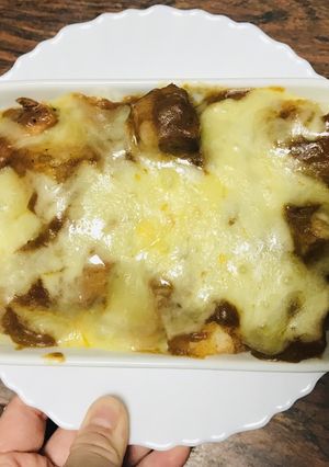 超簡単！残ったカレーでパングラタン-レシピのメイン写真
