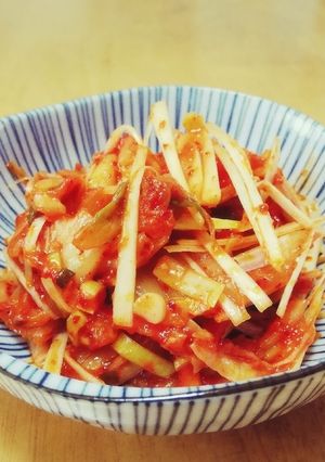 キムチ白髪葱の胡麻油和え-レシピのメイン写真