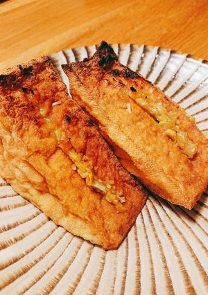 厚揚げの味噌はさみ焼き-レシピのメイン写真