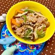 レンジで作る♬しらたきでチャプチェ風♪