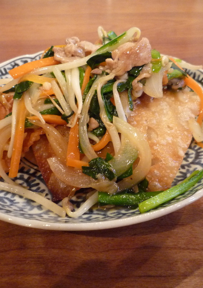 皮揚げ野菜あん-レシピのメイン写真