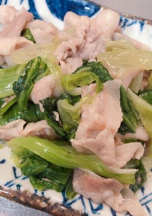 豚バラのレタス炒め-レシピのメイン写真
