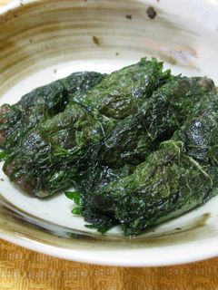 ご飯のお供に♪ ナスの大葉巻き-レシピのメイン写真