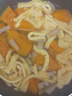薄揚げとかぼちゃ炊いたん-レシピのメイン写真