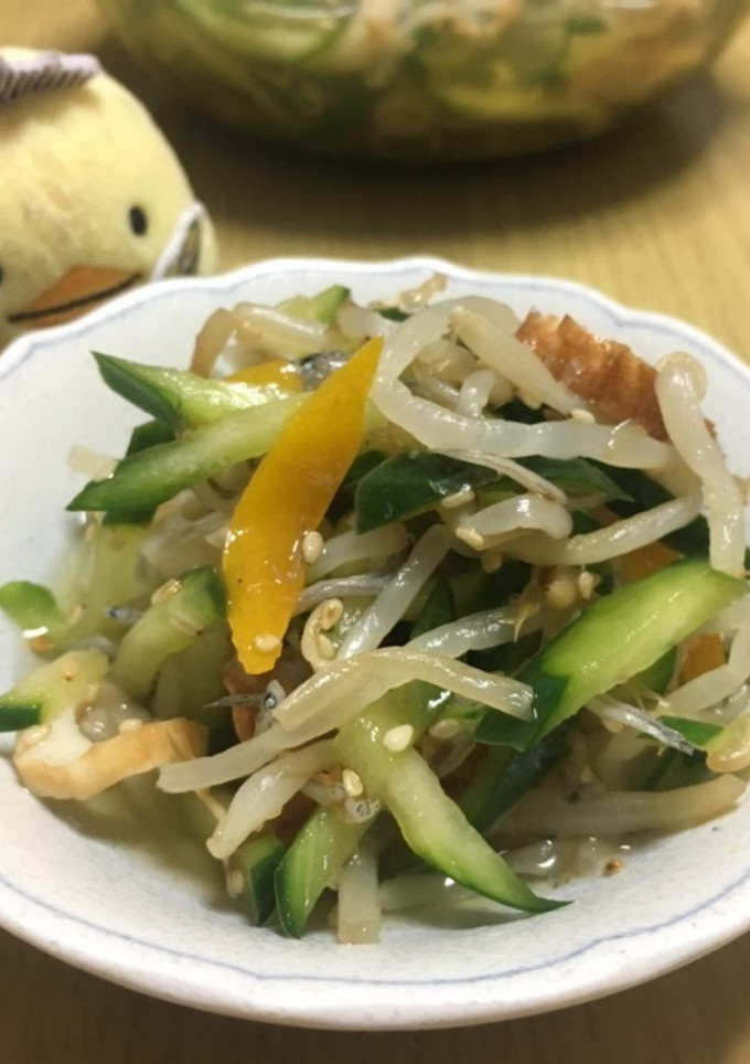 マーマレードで酢の物 きゅうりともやし-レシピのメイン写真