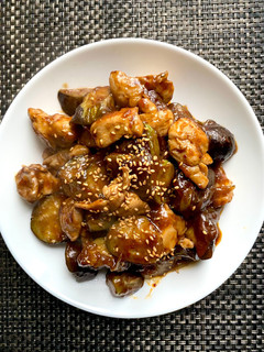 鶏と茄子の麻辣黒酢炒め-レシピのメイン写真