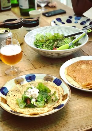 北海道パンケーキ粉のクレープ-レシピのメイン写真