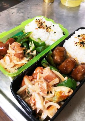 男子高校生弁当-レシピのメイン写真