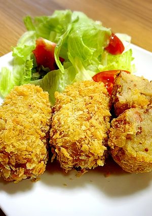 ハニーマスタードのポテトベーコンコロッケ-レシピのメイン写真