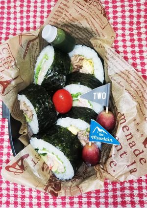 高校男子弁当♡サラダ巻き6/20-レシピのメイン写真