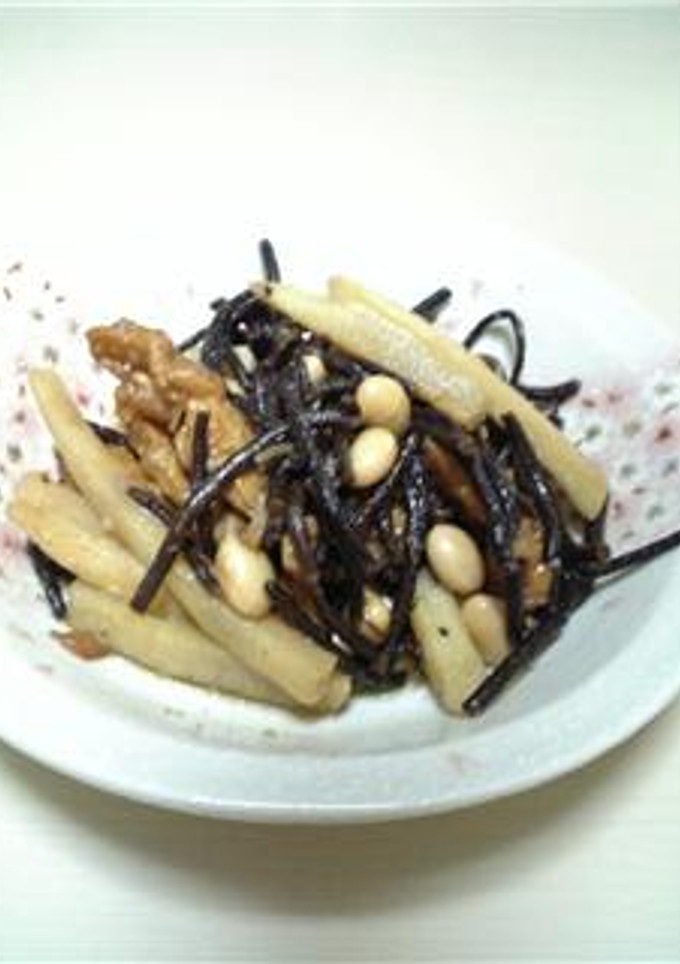 (´エ｀)っ[給食風ひじきの煮物]-レシピのメイン写真