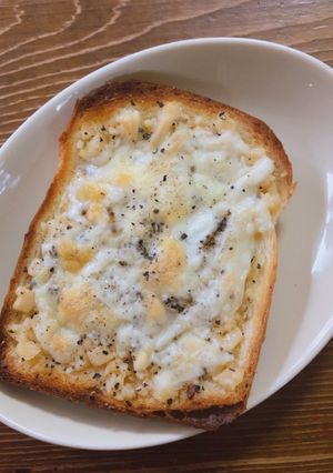 きざみにんにくでガーリックチーズトースト-レシピのメイン写真