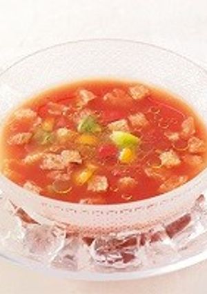 【ガスパチョ】トマトの冷製スープ-レシピのメイン写真