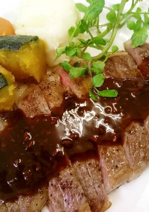 サーロインステーキのおいしい焼き方-レシピのメイン写真