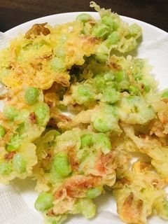 枝豆と干しえびのかき揚げ-レシピのメイン写真