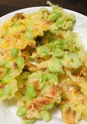 枝豆と干しえびのかき揚げ-レシピのメイン写真