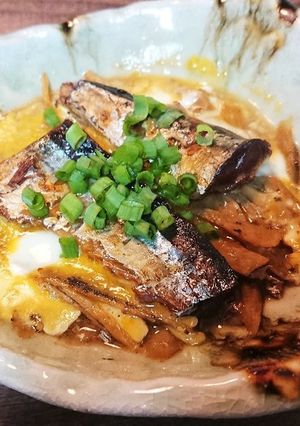 【簡単】缶詰で作るさんまの柳川風-レシピのメイン写真