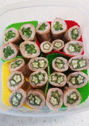 おくらの肉巻き【お弁当おかず】-レシピのメイン写真