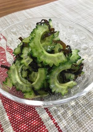 ゴーヤの塩こんぶ和え【JA福岡市】-レシピのメイン写真