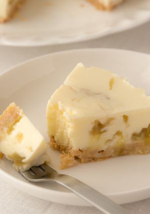 ルバーブチーズケーキ-レシピのメイン写真
