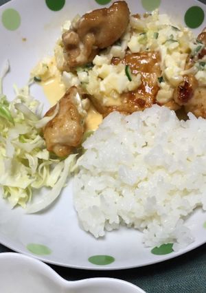 揚げないチキン南蛮風&たくあんタルタル-レシピのメイン写真