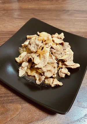 豚肉と玉ねぎの生姜焼き炒め-レシピのメイン写真