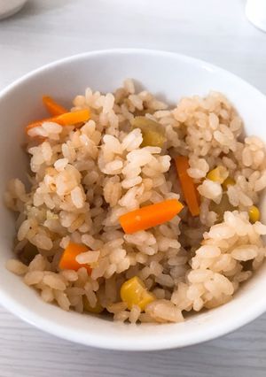 簡単★ツナとさつまいもの炊き込みご飯-レシピのメイン写真
