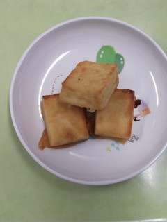 【保育園給食】凍り豆腐のきな粉トースト-レシピのメイン写真