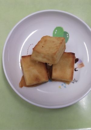 【保育園給食】凍り豆腐のきな粉トースト-レシピのメイン写真