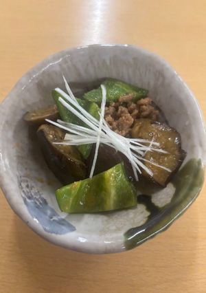 茄子とひき肉のピリ辛味噌炒め-レシピのメイン写真