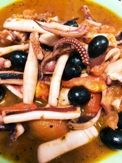 イカのトマト煮-レシピのメイン写真