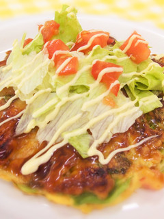 レタスとトマトのお好み焼き-レシピのメイン写真