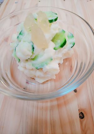 ピンキーくらげのポテトサラダ-レシピのメイン写真