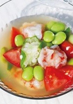 海老の葛たたき 銀餡かけ-レシピのメイン写真