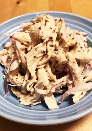 鶏ささみと紫たまねぎのタパス-レシピのメイン写真