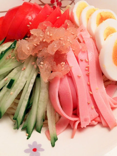 ピンキーくらげの中華冷麺-レシピのメイン写真