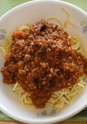 春日部野菜のボロネーゼ風パスタ-レシピのメイン写真