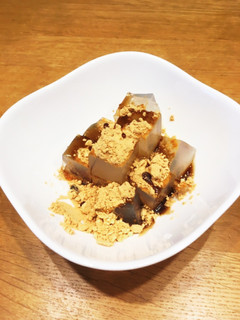 サイコロ寒天*黒蜜きなこがけ-レシピのメイン写真
