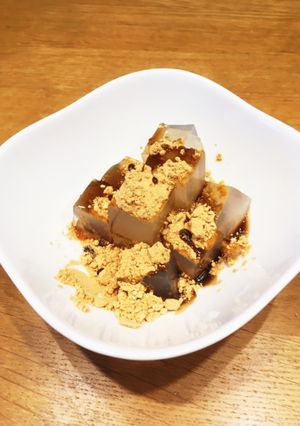 サイコロ寒天＊黒蜜きなこがけ-レシピのメイン写真