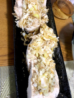 レンチンだから簡単時短!さっぱり蒸し鶏-レシピのメイン写真