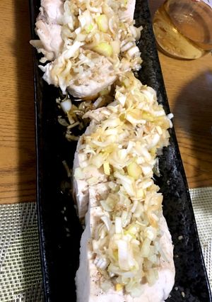 レンチンだから簡単時短！さっぱり蒸し鶏-レシピのメイン写真