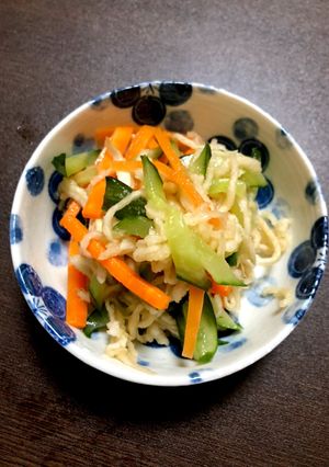 切り干し大根の中華サラダ♡歯ごたえ抜群♡-レシピのメイン写真