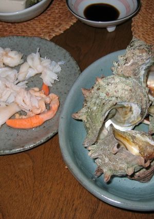 伊勢海老のボイル、サザエのつぼ焼き-レシピのメイン写真