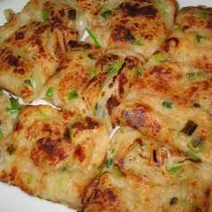รูปของ 大好評お好み焼き粉で節約♡もちもちチヂミ