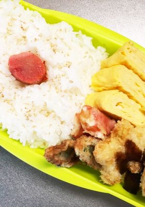 旦那弁当310♥カレーコロッケ弁当!-レシピのメイン写真