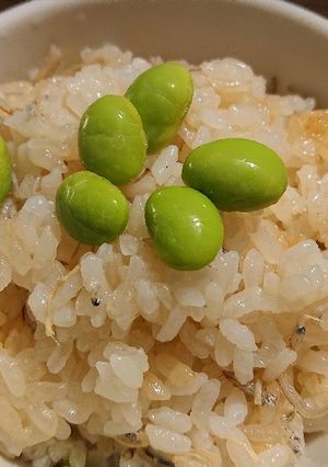じゃこと枝豆入り新生姜おこわ-レシピのメイン写真