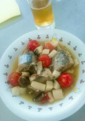 鯖缶でアクアパッツァ-レシピのメイン写真