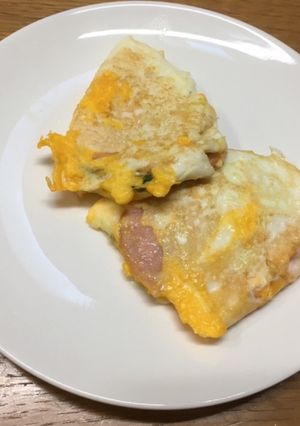５分でできる「卵の半月焼き」-レシピのメイン写真