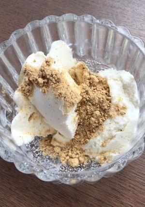 アイスクリームにきな粉-レシピのメイン写真